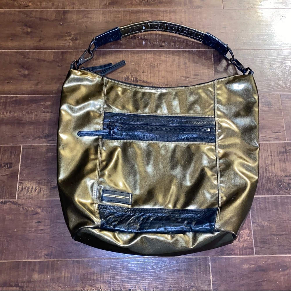 Beams Japan Metallic Green Shoulder Bag